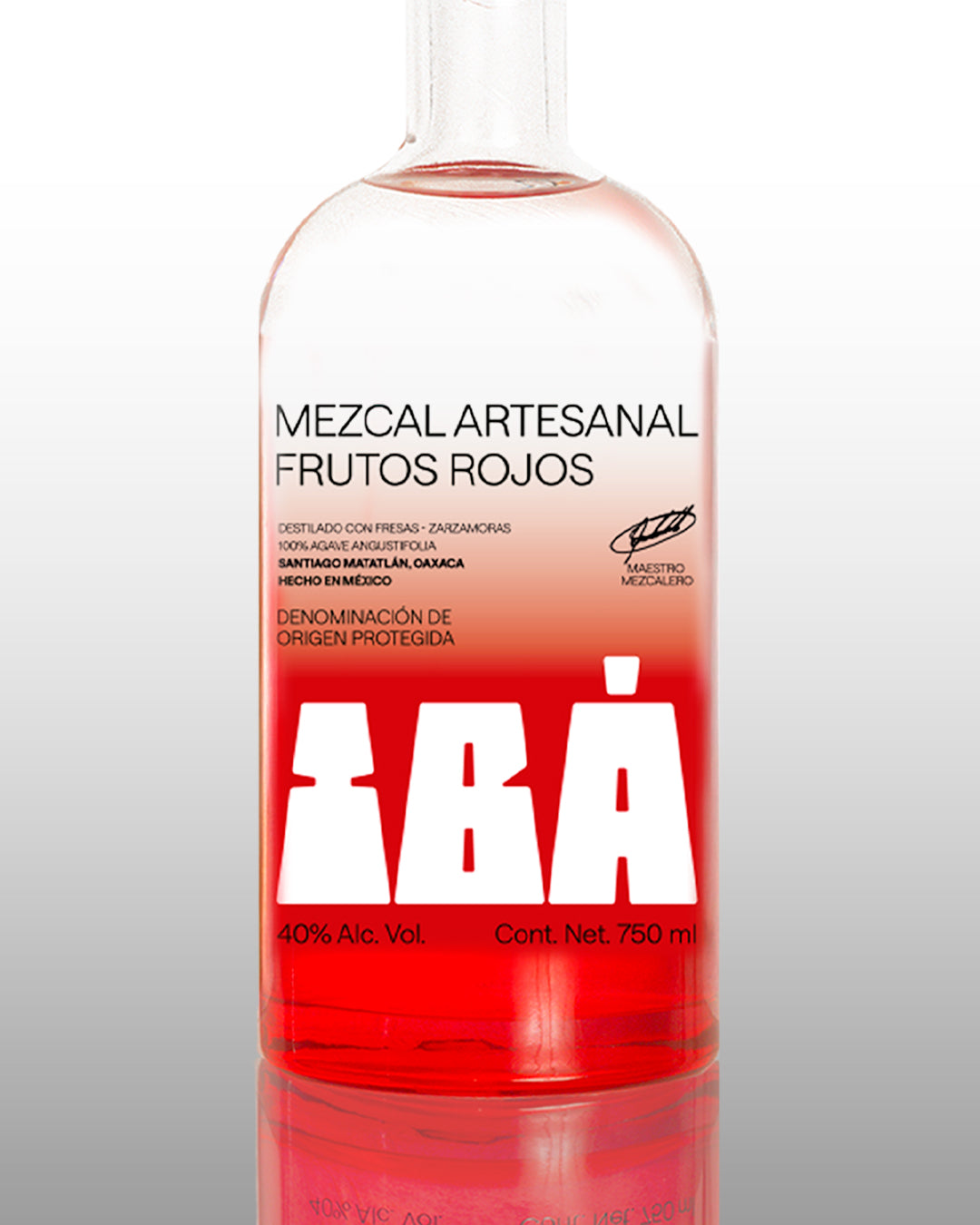 Mezcal Espadín joven infusión de frutos rojos 40° 750ml